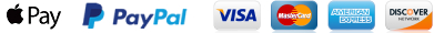 Pay with Apple Pay PayPal Visa